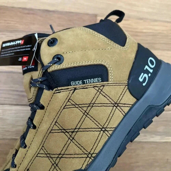 5.10 Five Ten Guide Tennie Mid GTX Women's Brown Canvas Boots Size 4.5 - Picture 8 of 9
